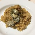 我が家のくろねこ's cooksnap of when they made 土鍋で牡蠣ピラフ。.