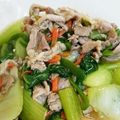 donodono's cooksnap of when they made チンゲン菜のオイスターソース炒め.
