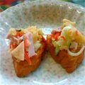 めみたん☆'s cooksnap of when they made ﾄｰｽﾄしたﾊﾞｹﾞｯﾄのｻﾗﾀﾞのせ☆.