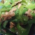 クックWQNGG6☆'s cooksnap of when they made ツナとピーマンの甘辛炒め.