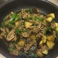 Tkchdiceky's cooksnap of when they made 簡単◎牛肉とピーマンと茄子の炒め煮.