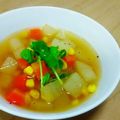 赤きんぎょ16's cooksnap of when they made 簡単！野菜たっぷりコンソメスープ.