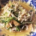 ♪☆山村さん☆♪'s cooksnap of when they made 薄揚げと水菜、えのき茸のごま煮.
