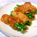 coconut☺︎'s cooksnap of when they made 簡単！ニラの豚バラマキの生姜テリヤキ.