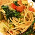 KAN0307's cooksnap of when they made 女性におすすめバジルとアボカドのパスタ！.
