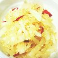 バニラchan's cooksnap of when they made ごま油香る☆大根のきんぴら.