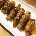 tonchin15's cooksnap of when they made お弁当（牛蒡の豚バラ肉巻き）.