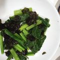 はに333's cooksnap of when they made しっとり海苔の小松菜ナムル.