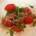 htm1011's cooksnap of when they made 離乳食完了期＊トマトと水菜のサラダ.