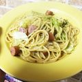 夏蜜柑©'s cooksnap of when they made フライパン１つ♪キャベツたっぷりパスタ✨.