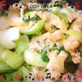 Emiii28's cooksnap of when they made チンゲン菜もやし油揚げ酒風味塩胡椒炒め.