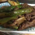 サボイ's cooksnap of when they made 牛肉とアスパラのスタミナ☆オイスター炒め.