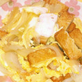 ☆yopipi's cooksnap of when they made さつま揚げでカツ丼風✿.