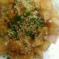 よっちゃんもち★'s cooksnap of when they made 大根のピリ辛照り焼き風.