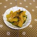 龍青空ママ's cooksnap of when they made 簡単！かぼちゃと桜海老の炒め物.