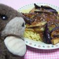 korakko's cooksnap of when they made ☆カリッとろっ☆麻婆ナス焼きそば.