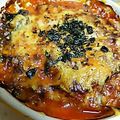 ユーロン's cooksnap of when they made 煮込みハンバーグ～トマトグラタン風☆～.