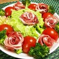 ３匹の大ぶたママ's cooksnap of when they made 白菜と生ハムのサラダ.