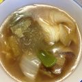 chamamaz's cooksnap of when they made 白菜　椎茸　春雨の　ピリ辛中華煮込み♪.