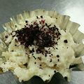 あゆ♪なつ♪ふみ♪'s cooksnap of when they made 赤しそ風味の里芋のクリームデザート.