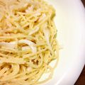 kiyoねぇ's cooksnap of when they made いか明太子スパゲティ.