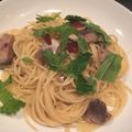 ぺろ☆mro's cooksnap of when they made 簡単☆サバの水煮缶でスパゲッティ.