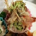 ハチ8コロ8's cooksnap of when they made 豚薄切り肉で☆お好み焼き風肉巻き.