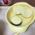 アイス大好き♡'s cooksnap of when they made 離乳食後期HMで蒸しパン♪レンジで簡単.