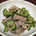 anemonenan's cooksnap of when they made 豚こまとゴーヤの黒胡椒炒め.
