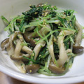 daikanon's cooksnap of when they made 水菜としめじのさっぱりだし和え.