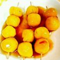 クックG6V3M1☆'s cooksnap of when they made さつまいもでみたらし団子♪.