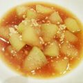 熊きょ's cooksnap of when they made 冬瓜と鶏ひき肉のあんかけ.