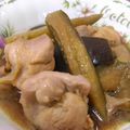 まん丸お月様's cooksnap of when they made 鶏肉となすの煮もの.