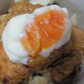 gakinko's cooksnap of when they made 簡単♪♪しっとり鶏胸肉の照り焼き丼♡.