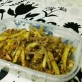 ぼけっともんすた's cooksnap of when they made 糸こんにゃくとじゃがいもとツナの鰹節炒め.