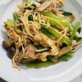 kona8's cooksnap of when they made 豚バラ肉と空真菜のピリ辛炒め.