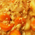 しゅんくま♪'s cooksnap of when they made ジャガイモと玉ネギの味噌そぼろ煮.