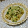ががちゃ's cooksnap of when they made 簡単！カリカリ豚バラのアボカドパスタ♡.