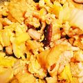まきろんカフェ's cooksnap of when they made 白菜とシイタケと油揚げの和風卵煮.