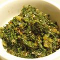 銀河のうさぎ's cooksnap of when they made 聖護院大根の茎と葉の辛いふりかけ.