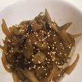 ねこぺん大王's cooksnap of when they made 定番だけど★ヤーコン＆エリンギのきんぴら.