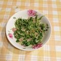 オレンジリング's cooksnap of when they made 豆苗とベーコンのパルメザン炒め.