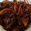 hana♪hana's cooksnap of when they made 食べる幸せ、ゴボウと牛肉しぐれ煮弁当.
