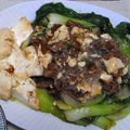 とんがらし★'s cooksnap of when they made 牛肉・豆腐・ミニ青梗菜のオイスター炒め.