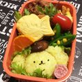3chan。's cooksnap of when they made ポムポムプリン＆マカロン簡単キャラ弁♡.