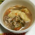 クックU8XZ6O☆'s cooksnap of when they made 野菜たっぷり 【ひっつみ汁】.