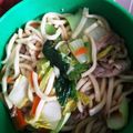 ･浅倉's cooksnap of when they made 焼きうどん.
