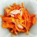 こざざざざ's cooksnap of when they made 人参のしりしり めんつゆバージョン.