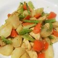 ゴロリーヌ's cooksnap of when they made かぶ丸ごと使用☆かぶと豚肉の味噌炒め.