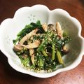 すかちゃん♡'s cooksnap of when they made しめじとほうれん草のおひたし.